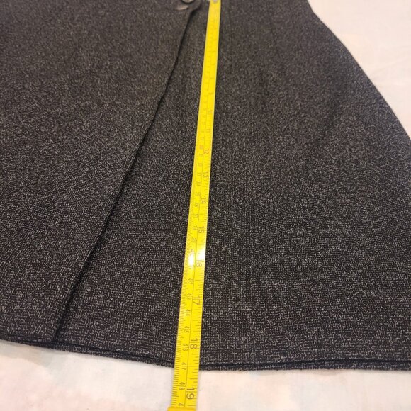 Grey Wool Skirt and Jacket Ladies Suit Grey Size 8 - Picture 12 of 16